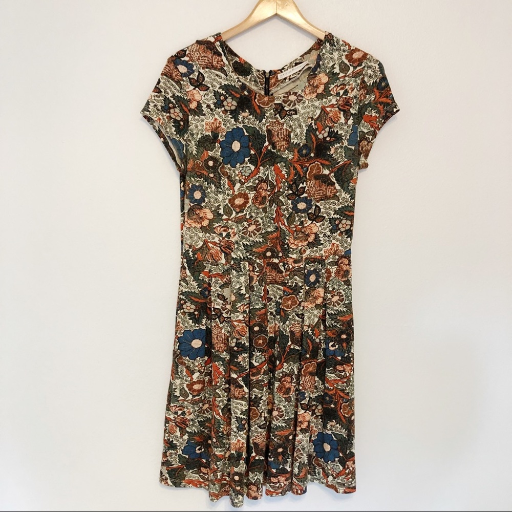 Peruvian Connection SKETCHBOOK FLORAL DRESS - Picture 2 of 8